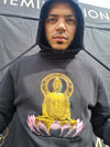 Buddah embroidered hoodie - AlkhemistVision