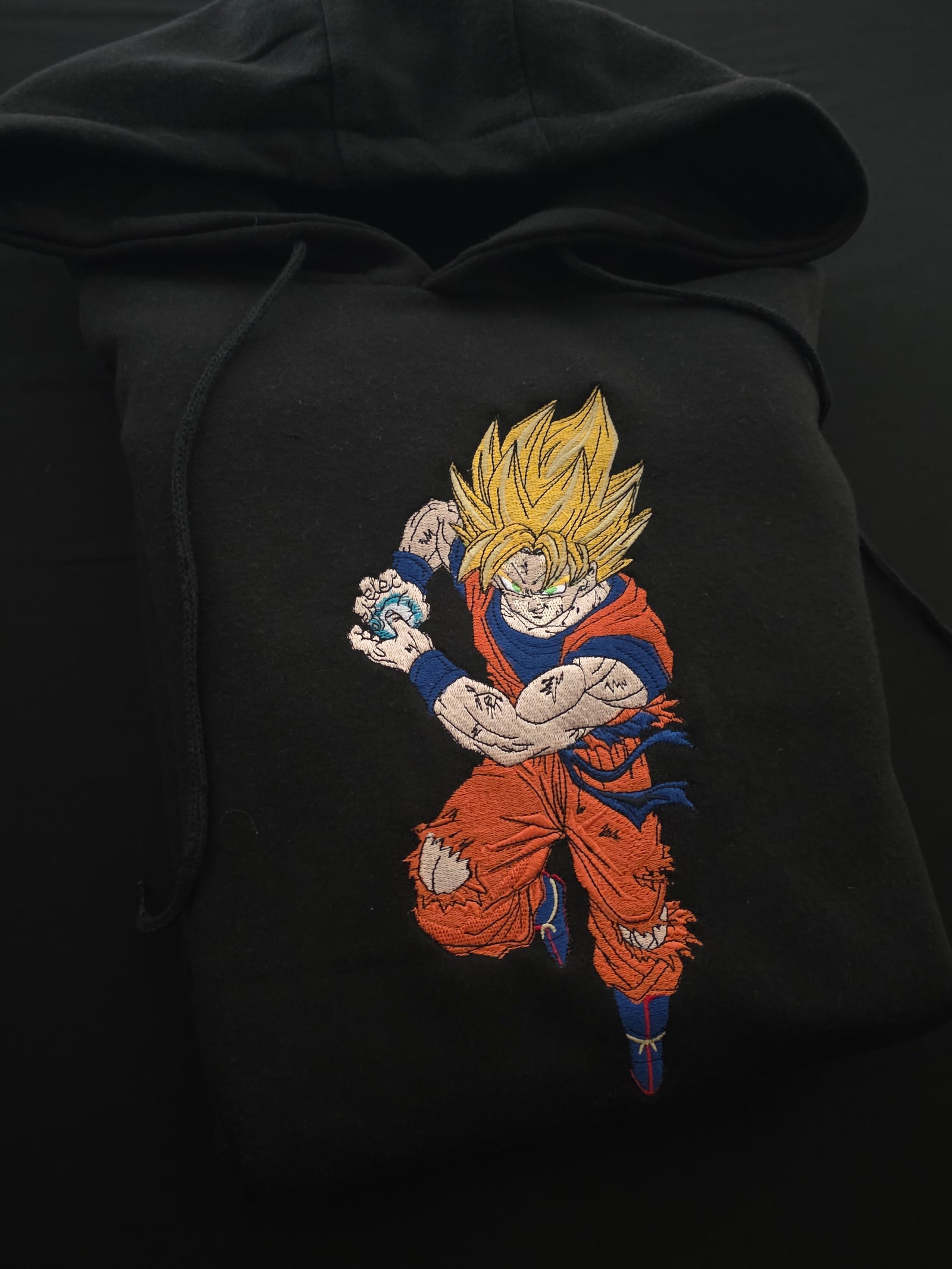 Goku Embroidered Hoodie