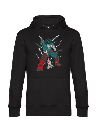Izuku Midoriya Embroidered Hoodie - AlkhemistVision