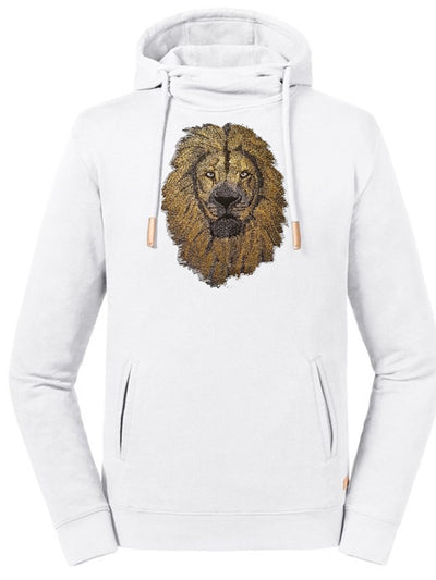 Leo Embroidered Hoodie  "DELUXE EDITION"  Royal Metallic Gold - AlkhemistVision