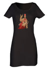 isis Tshirt Dress Embroidered - AlkhemistVision