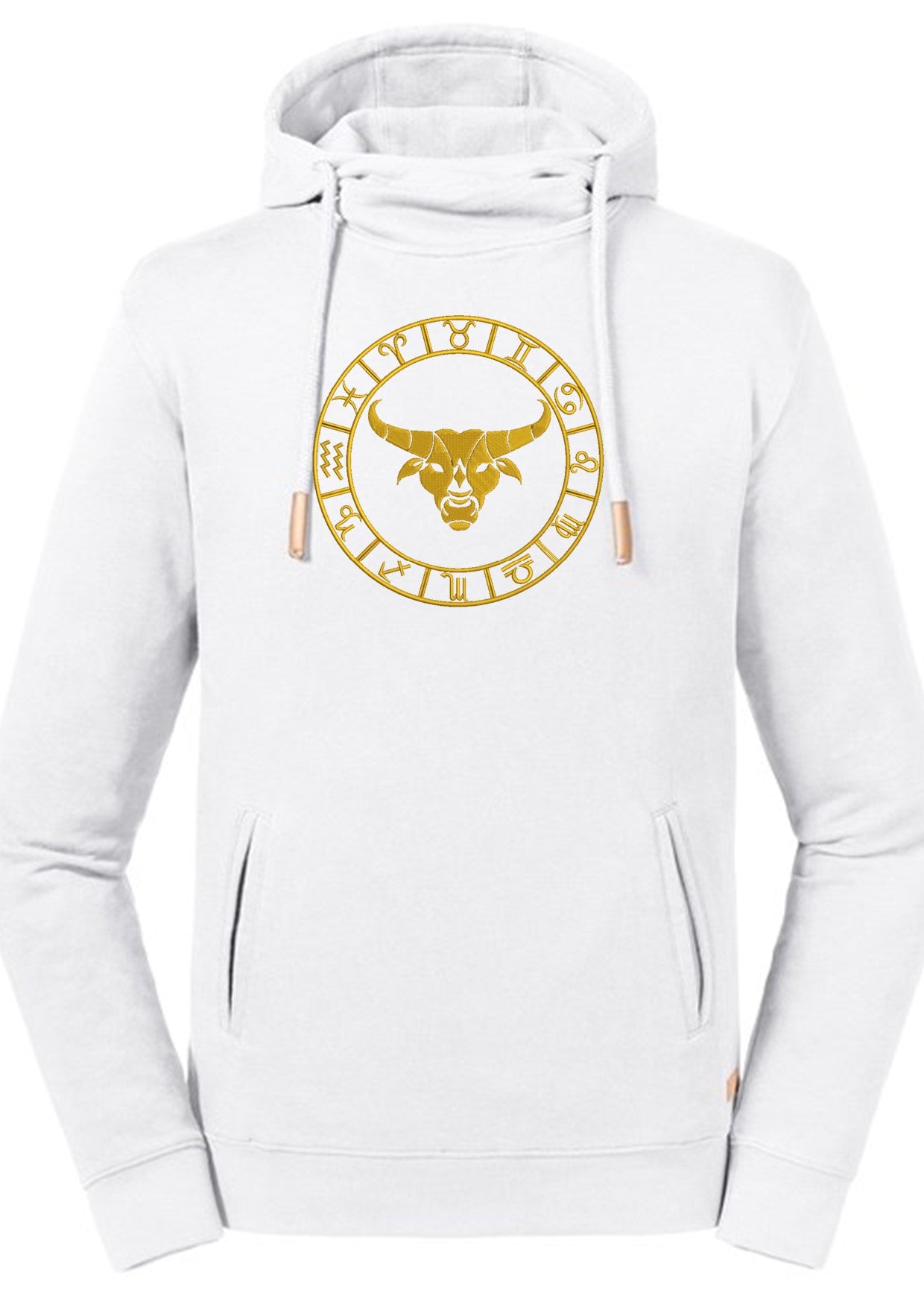 Taurus Embroidered  Pure Organic Hoodie - AlkhemistVision