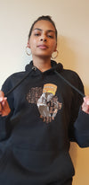 Nefertiti Embroidered Hoodie Rose Gold Edition - AlkhemistVision