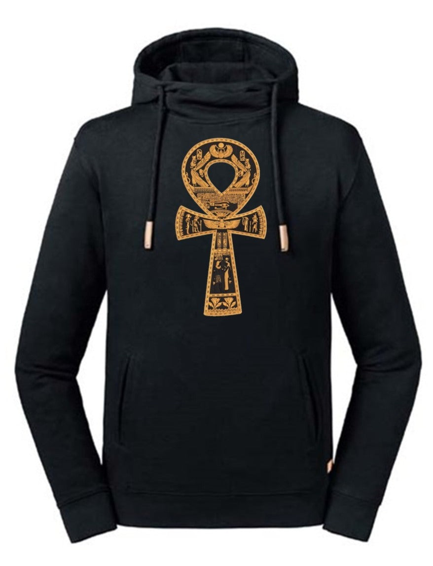 Embroidered Ankh Hoodie - AlkhemistVision