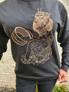 Bathing Geisha Embroidered Sweatshirt ( Rose Gold) - AlkhemistVision