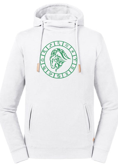 Capricorn Embroidered Pure Organic Hoodie - AlkhemistVision