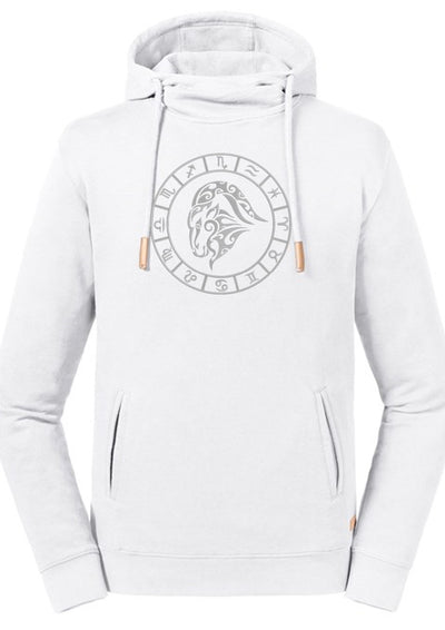 Capricorn Embroidered Pure Organic Hoodie - AlkhemistVision