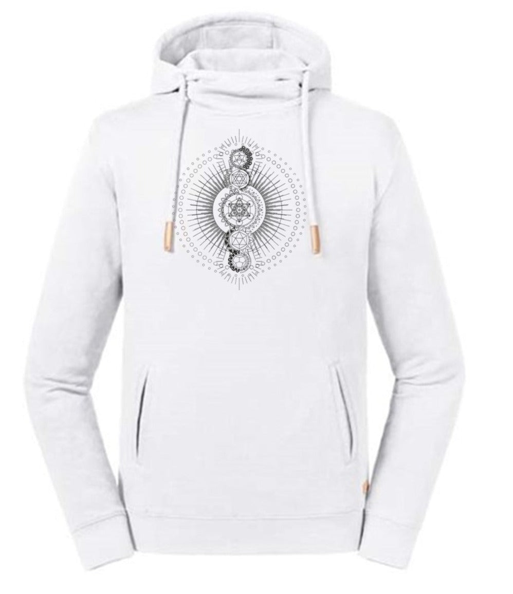 Merkaba light body hoodie  (front print only) - AlkhemistVision