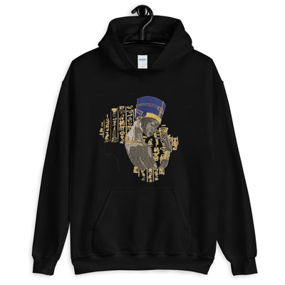 Nefertiti Embroidered Hoodie - AlkhemistVision