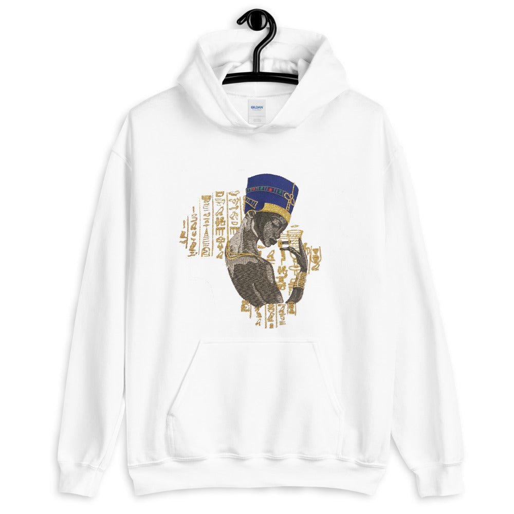 Nefertiti Embroidered Hoodie - AlkhemistVision