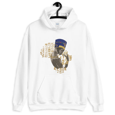 Nefertiti Embroidered Hoodie - AlkhemistVision