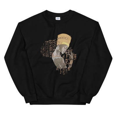 Nefertiti Embroidered Sweatshirt Rose Gold Edition - AlkhemistVision