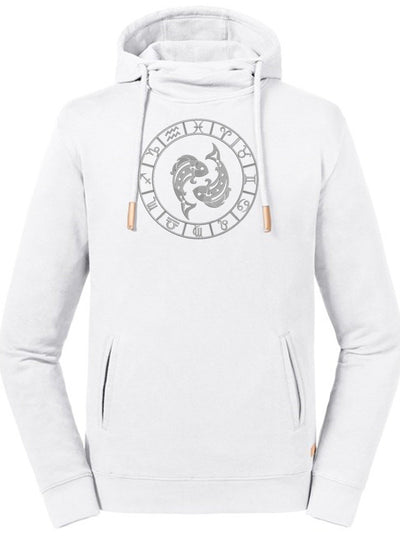 Pisces Embroidered  Pure Organic Hoodie - AlkhemistVision