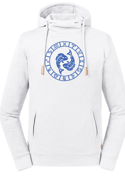 Pisces Embroidered  Pure Organic Hoodie - AlkhemistVision