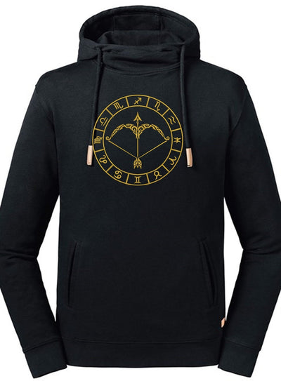 Sagittarius Pure Organic Embroidered Hoodie - AlkhemistVision