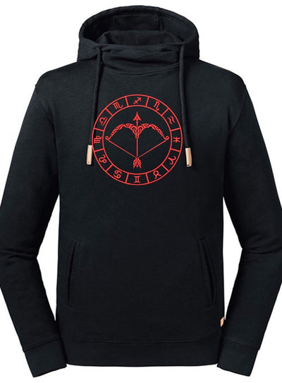 Sagittarius Pure Organic Embroidered Hoodie - AlkhemistVision