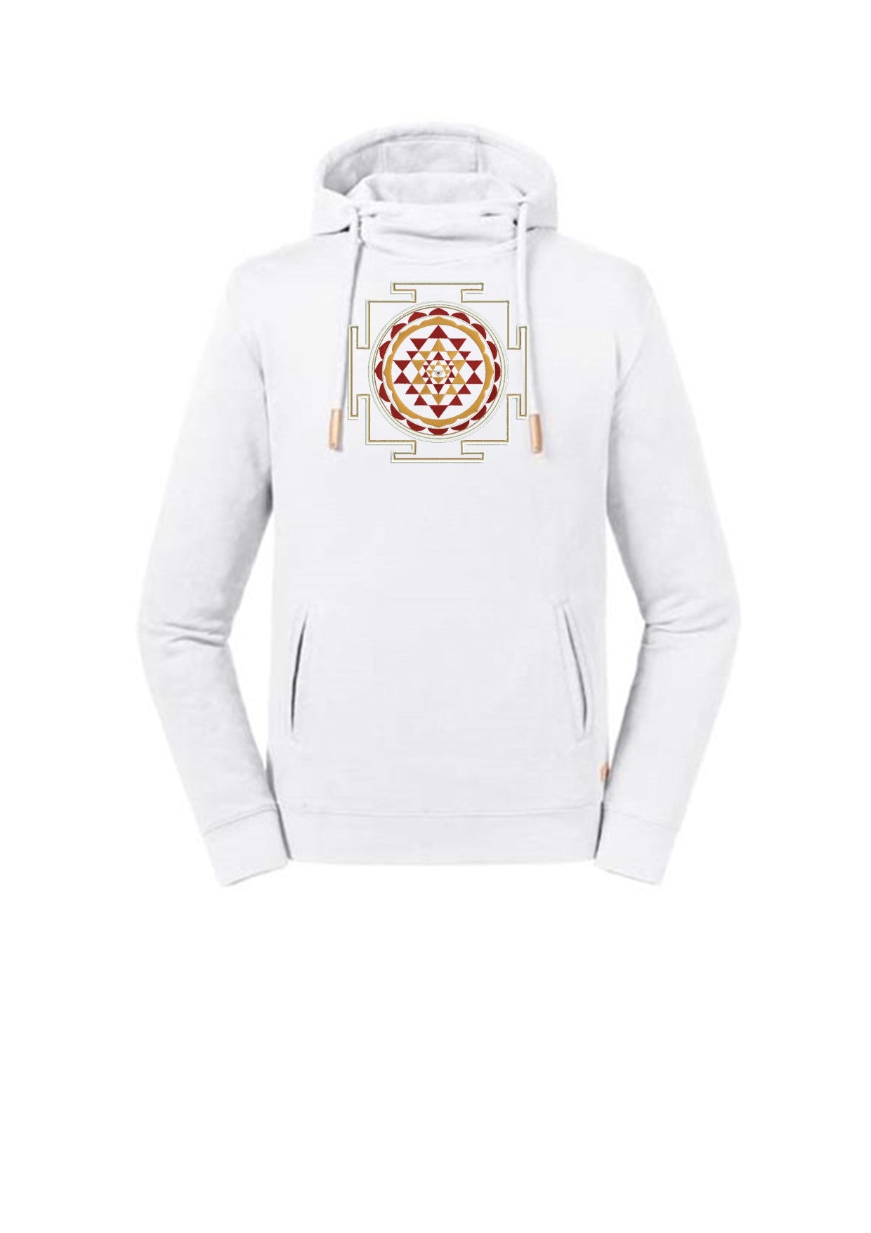 Sri Yantra (The Holy Wheel) Embroideed Hoodie - AlkhemistVision