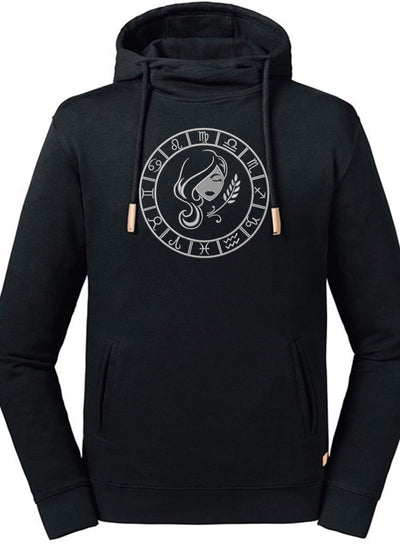 Virgo Embroidered  Pure Organic Hoodie - AlkhemistVision