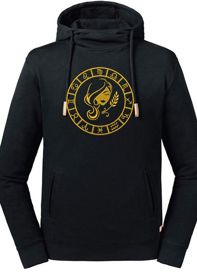 Virgo Embroidered  Pure Organic Hoodie - AlkhemistVision